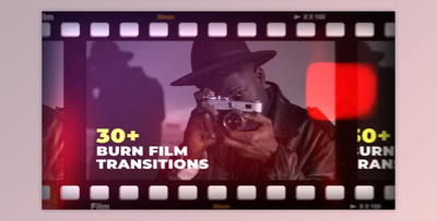 Film Burn Transitions (Videohive 48059329) - AE Project