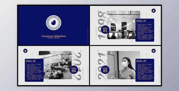 Corporate Slides // History Timeline (Videohive 39199719) - AE Project