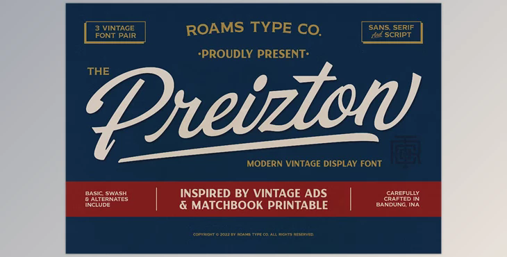 RTCO Preizton Font Family