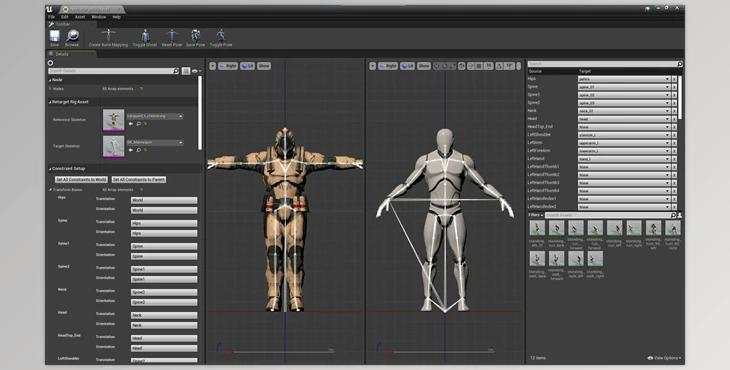 Unreal Engine - Animation Retarget Toolkit v5.2