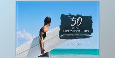 50 Ibiza LUTs Pack By Eldamar Studio