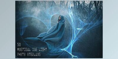 50 Mystical Ice Light Photo Overlays – CreativeMarket 3499100 (ATN, JPG)