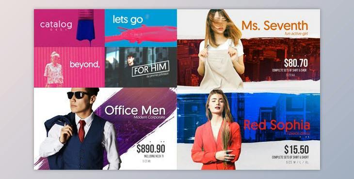 Product Catalog With Brush & Ink (Videohive 21177446) - AE Project