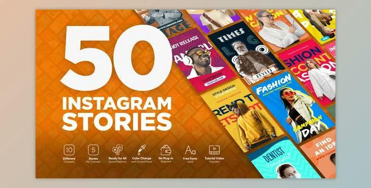 Influencer Instagram Stories (Videohive 46352623) - AE Project