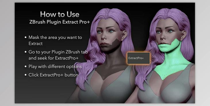 ZBrush Plugin Extract PRO+