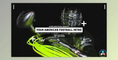 Your American Football Intro – Football Promo DaVinci Resolve (Videohive 35490987)