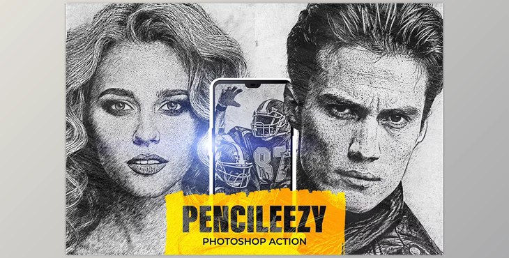 Pencileezy Photoshop Action - 92561745