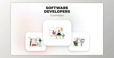 Software developers – Concepts (Videohive 39882308) - AE Project
