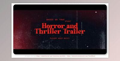 Suspense and Horror Trailer (Videohive 39510932) - AE Project