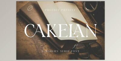 Cakelan Serif Typeface