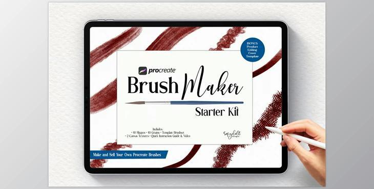 Procreate BrushMaker Starter Kit CreativeMarket - 7221193