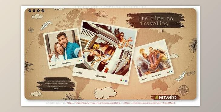 Adventure Memories Slideshow (Videohive 38929638) - AE Project