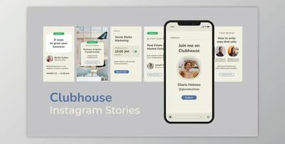 Clubhouse Instagram Stories (Videohive 31252148) - AE Project