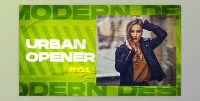 Urban Vlog Intro I Dynamic Opener (Videohive 39638256) - AE Project