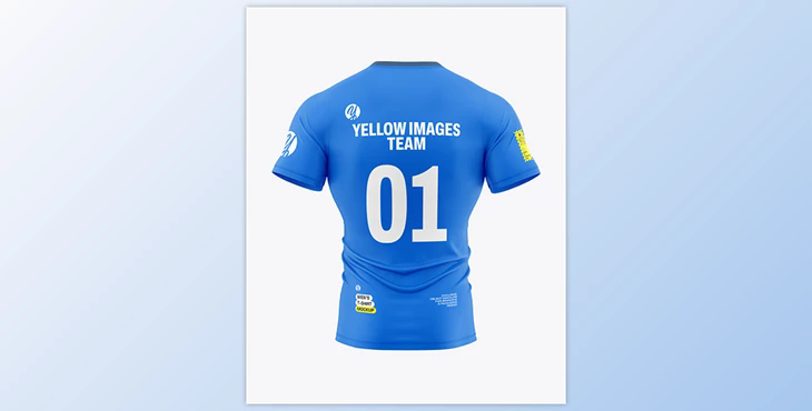 T-Shirt Mockup - Back View 132966