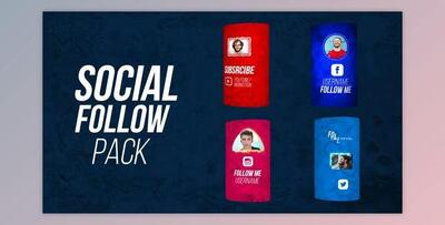 Social Follow Outro (Videohive 28369222)