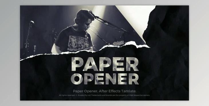 Paper Opener - Paper Slideshow (Videohive 33805164) - AE Project