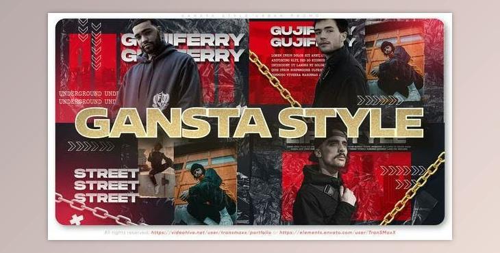 Gansta Style Urban Promo (Videohive 36923519) - AE Project