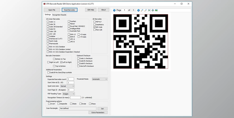 DTK Software Barcode Reader SDK v4.2.237 x86 & x64 + CRACK