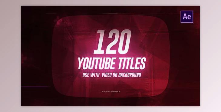 Youtube Titles (Videohive 23400979) - AE Project