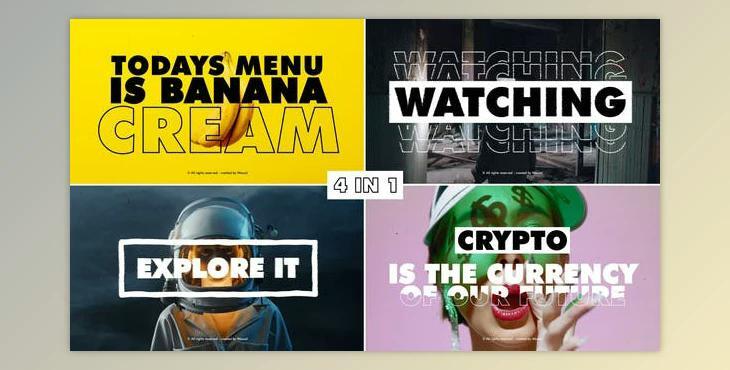 Typography Intro (Videohive 33917099) - AE Project