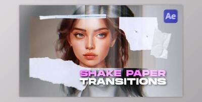Shake Paper Transitions (Videohive 46990744) - AE Project