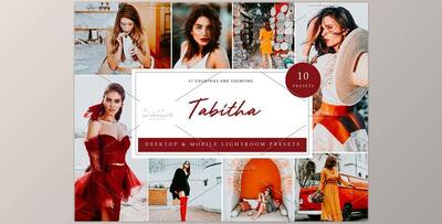 10 x Lightroom Presets, Tabitha CreativeMarket-5962697 (LRTEMPLATE, DNG, XMP)