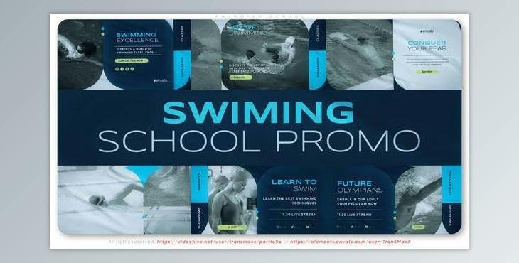 Swimming School (Videohive 45904266) - AE Project