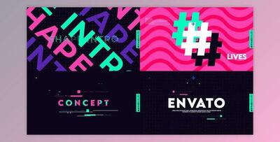 Colorful Typo Intro Ver 0.2 (Videohive 39882291) - AE Project