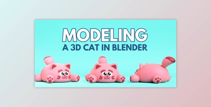Create Your First 3D Cat Character With Blender 3D