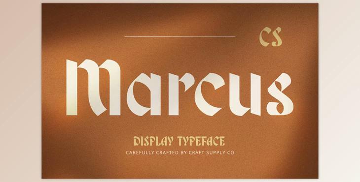 CS Marcus – Blackletter Font Creative Market - 289626452