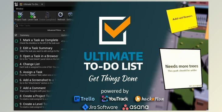 Unreal Engine - Ultimate To-Do List v1.6.3