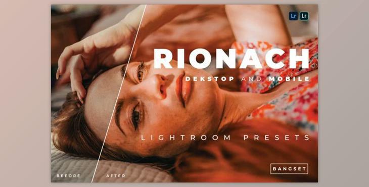 Rionach Desktop and Mobile Lightroom Preset by Bangset