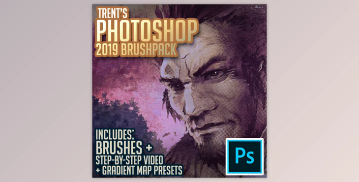 Trent Photoshop Brushpack 2019