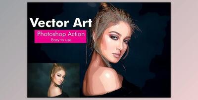 Vector Art Photoshop Action By Lyth Creative