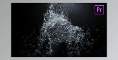 Colliding Liquid Logo Reveal / Premiere Pro (Videohive 23500190)