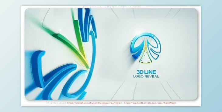 3D Lines Logotype Intro (Videohive 53450107) - AE Project