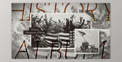 History Slideshow / Retro Vintage Opener / Old Memories Photo Album / Key Events of Past / World War (Videohive 37581978) - AE Project
