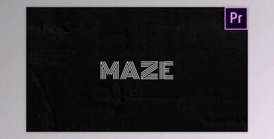 Maze - Animated Typeface for Premiere (Videohive 29599001)