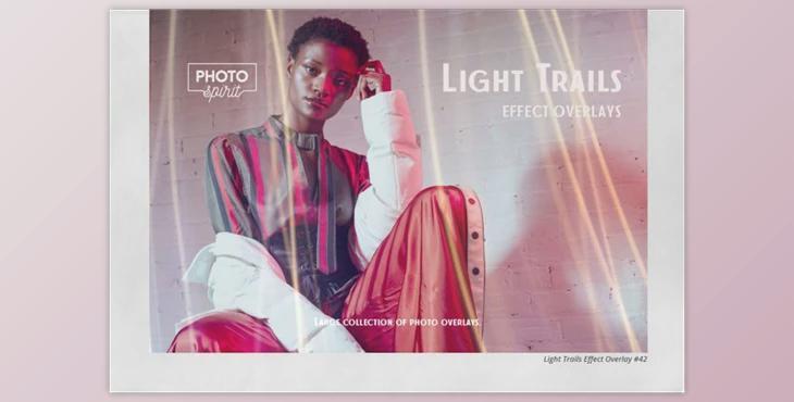 Light Trails Overlays Effect By PhotoSpirit