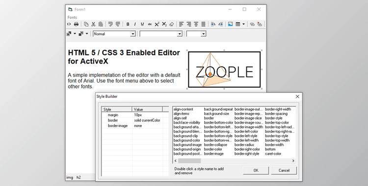 Zoople HTML5 Editor ActiveX DLL v5.6.3.0 + CRACK