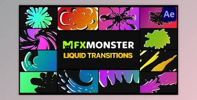 Liquid Transitions - After Effects (Videohive 30545710) - AE Project