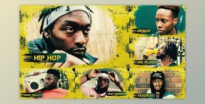Grunge Urban Opener / Hip-Hop / Brush / Slideshow / Street (Videohive 32085523) - AE Project