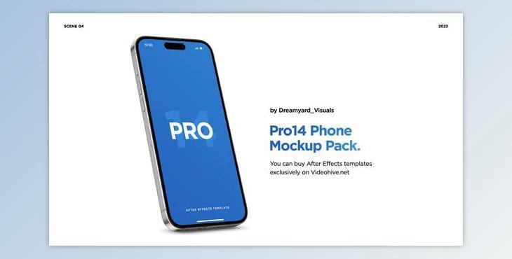 Pro14 Phone Mockup Pack (Videohive 43372112) - AE Project