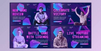 Gaming Technology Slideshow (Videohive 37910091) - AE Project