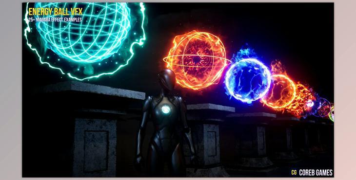 Unreal engine - Visual FX Energy Ball VFX Pack v5.0