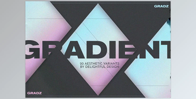 GRADZ: Grain Gradient Backgrounds Creativemarket 5786541
