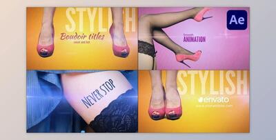 Boudoir Titles for After Effects (Videohive 45420683) - AE Project