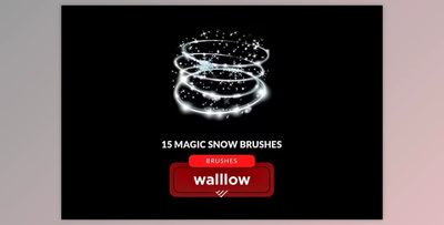 Magic snow effect photoshop brushes - 281197534 - WBEKPX3