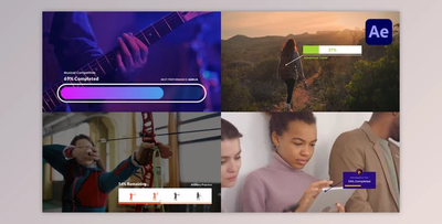 Progress Bars and Loaders (Videohive 38440135) - AE Project